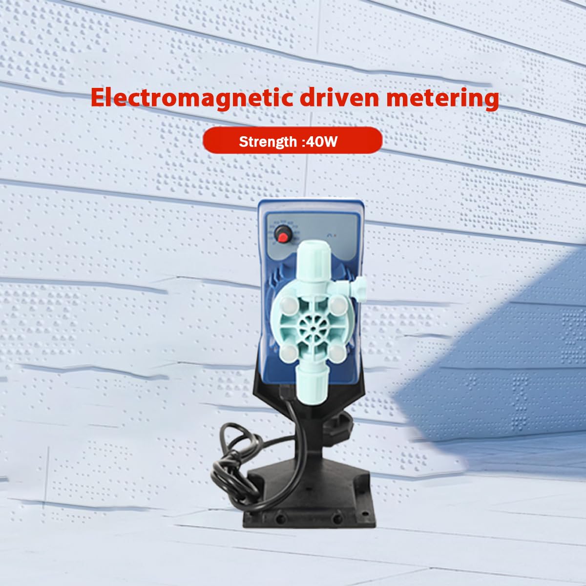 Elektromagnetischer Antrieb Dosierpumpe 40W 20L/h IP65 | Elektromagnetische Pumpe Dosierpumpe, Durchflussmenge für Flüssigkeitsdosierung