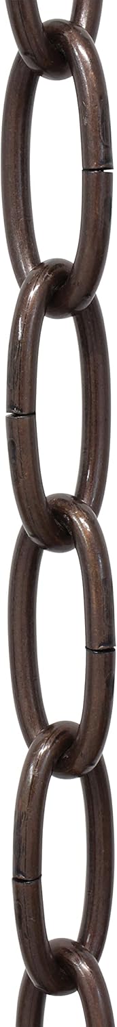 RCH Hardware CH-ST63-U57-AC-3 Steel Chandelier Chain, Antique Copper (3 Feet)