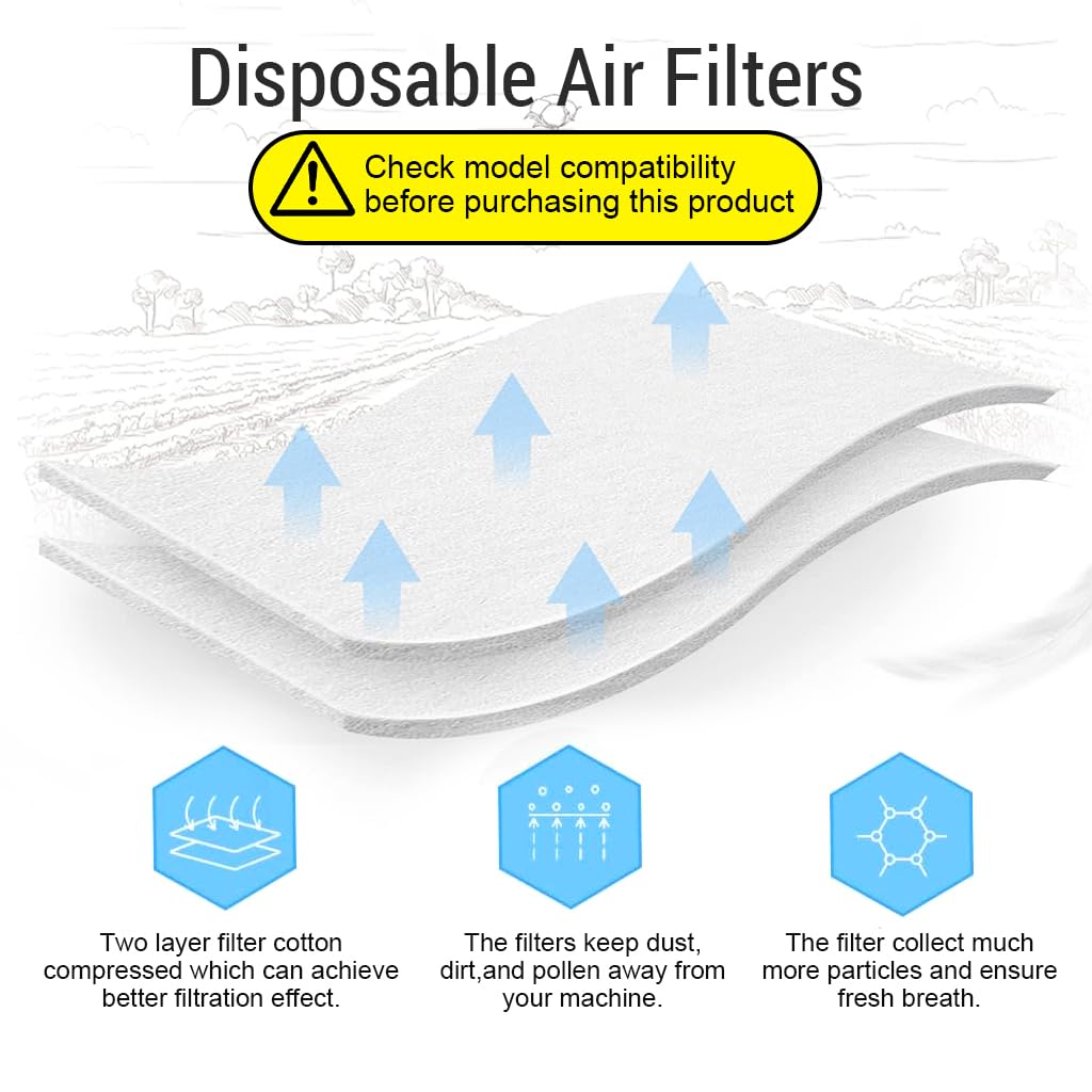 Hasthip® 70PCS CPAP machine replacement filter for cotton filter only filters for resmed airsense10/aircurve10/s9 CPAP machine. Hasthip® 70PCS CPAP machine replacement filter for cotton filter only filters for resmed airsense10/aircurve10/s9 CPAP machine.