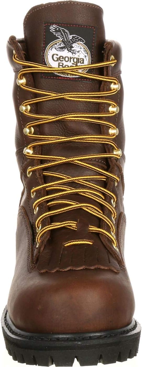 Georgia Boot Men's Lace-to-Toe Steel Toe Waterproof Work Boots - Image 3