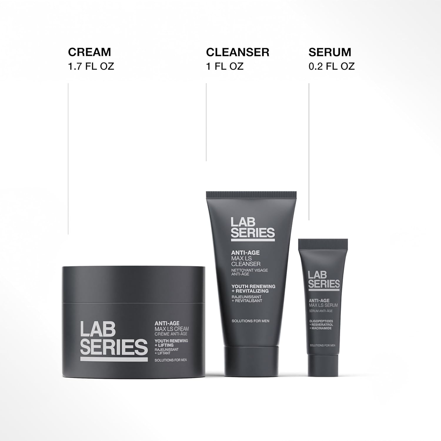 Lab Series Men's Max LS Anti-Age Cream - Anti Aging Face Lotion Moisturizer - Skin Care for Men - Visibly Reduces Fine Lines & Wrinkles - Image 3