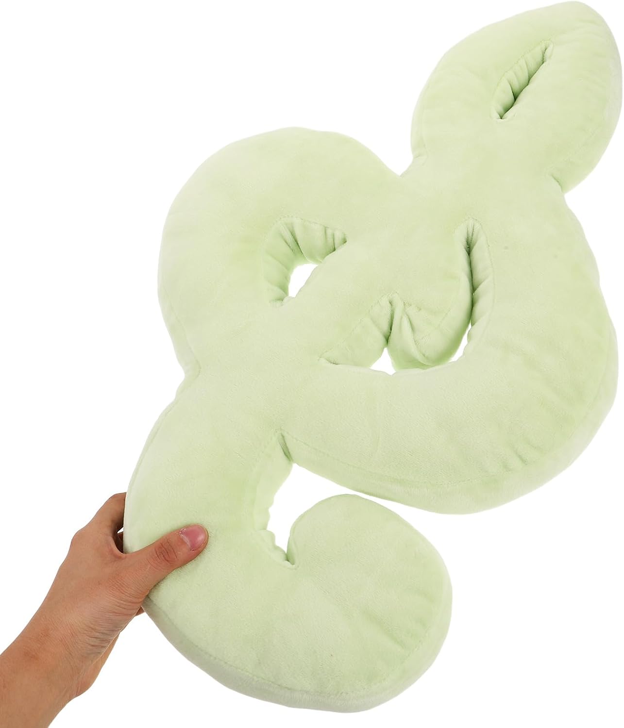 Music Note Throw Pillow Soft Plush Couch Cushion Decorative Sofa Pillow for Living Room Bedroom Music Lover Green