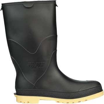 Tingley StormTracks 11714 Youth Rain Boot, 04, Black/Tan