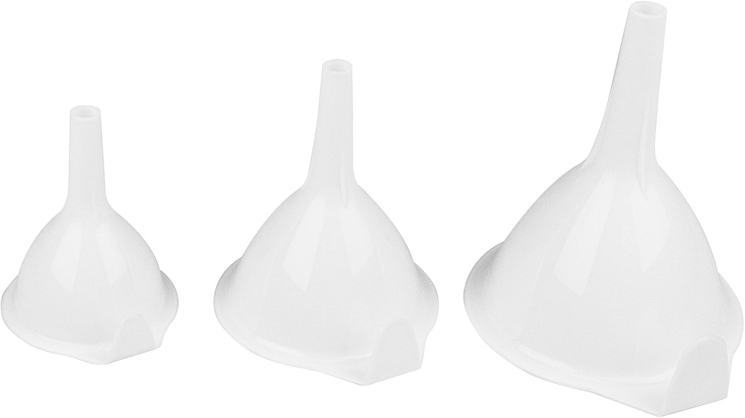 Fox Run Plastic Funnel, 4.75 x 6 x 9.5 inches, White Home