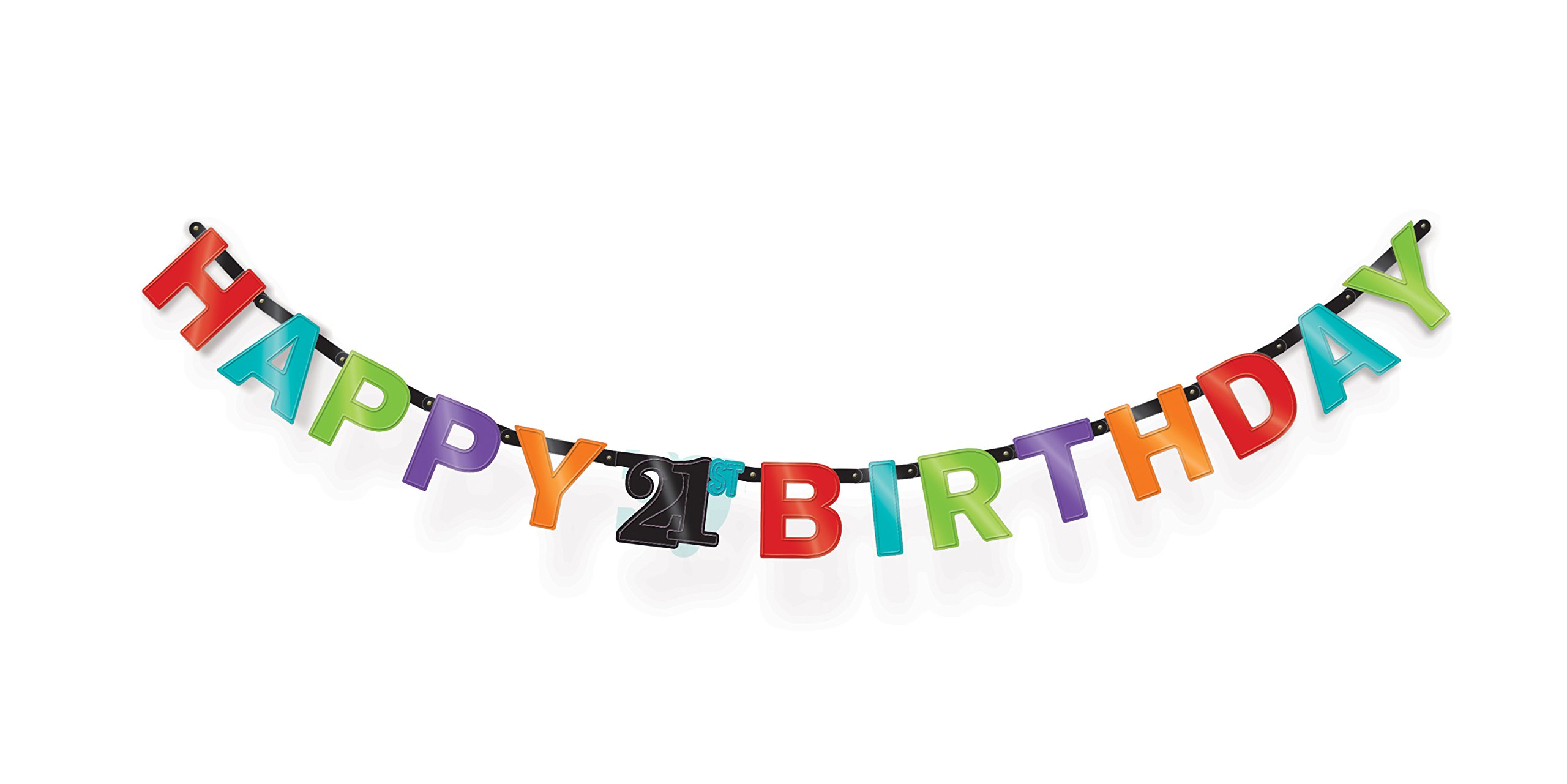 Amscan Striscione Per 3° Compleanno, Lunghezza 2,7 M, Design Licenza Ufficiale Per Festa Di Compleanno Bambino
