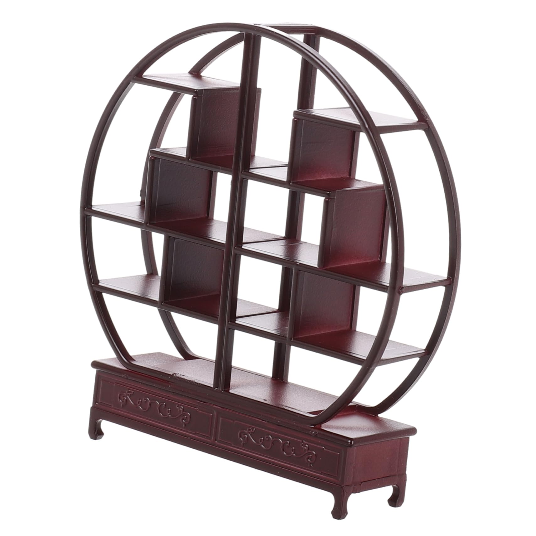 Amazon | JOINPAYA 中国の家具モデル 家の装飾 円形ウォールシェルフ