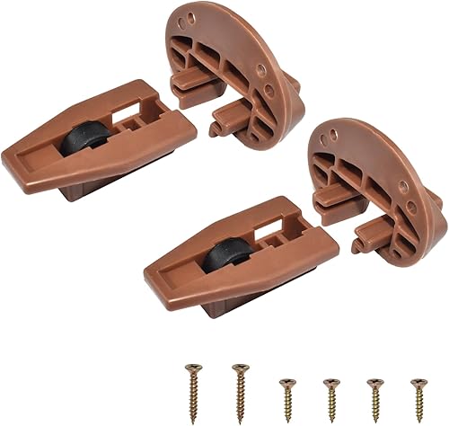 Miniatura 8 de Kit de guía de cajones compatible con Kenlin Rite-Trak II Modelo #168 Kit de repuesto con respaldo de metal y rodillo para la mayoría de fabricantes