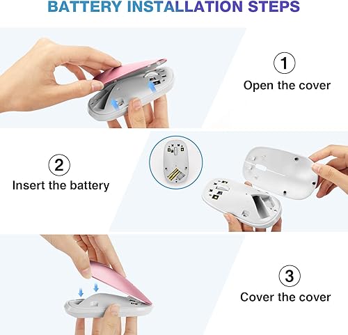 Miniatura 6 de OMOTON Teclado y mouse Bluetooth para iPad (1098), teclado y mouse inalámbricos compatibles con iPad Pro de 12.911 pulgadas, iPad Air 54 y otros