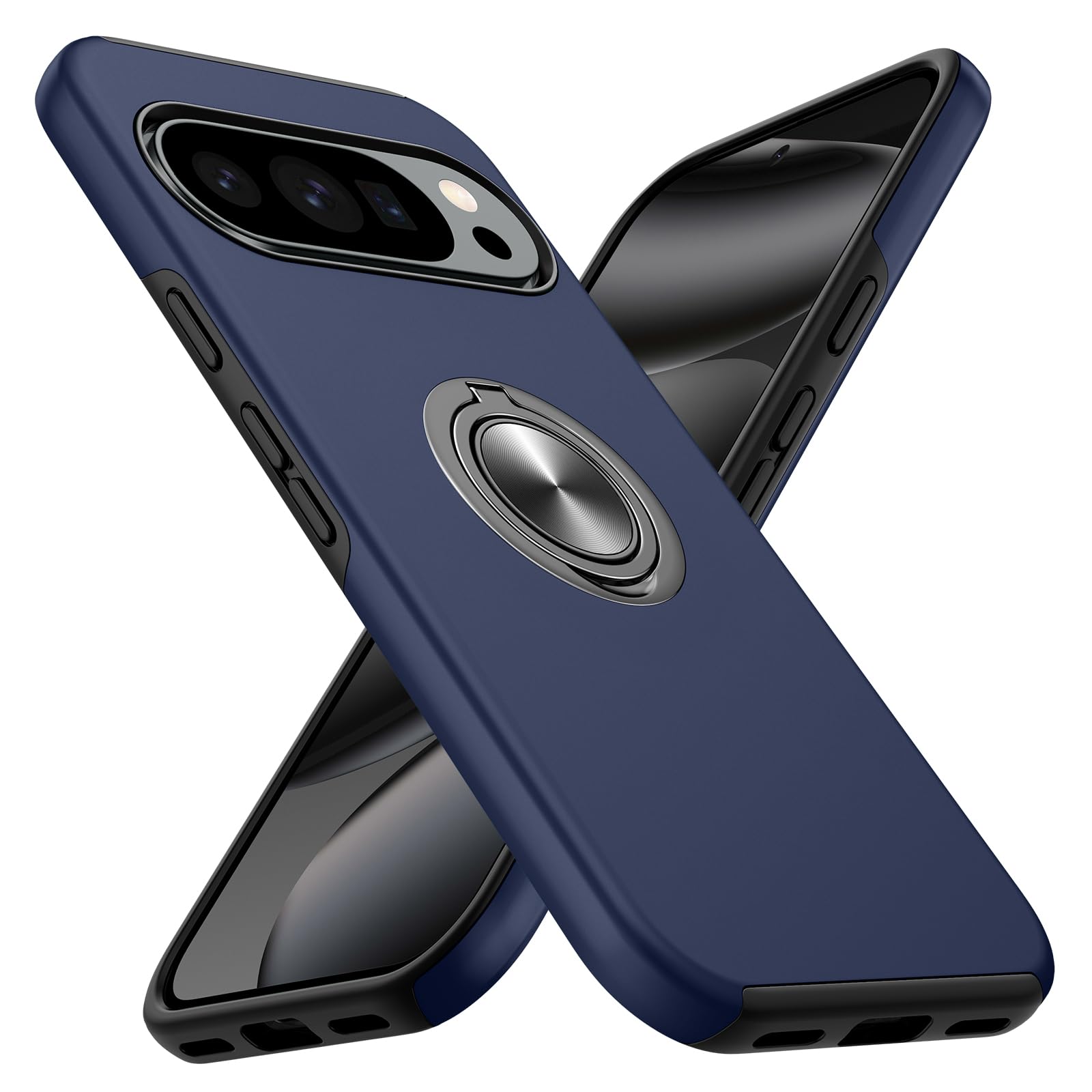Coque Google Pixel 10 Pro antichoc militaire avec anneau rotatif 360 - 8