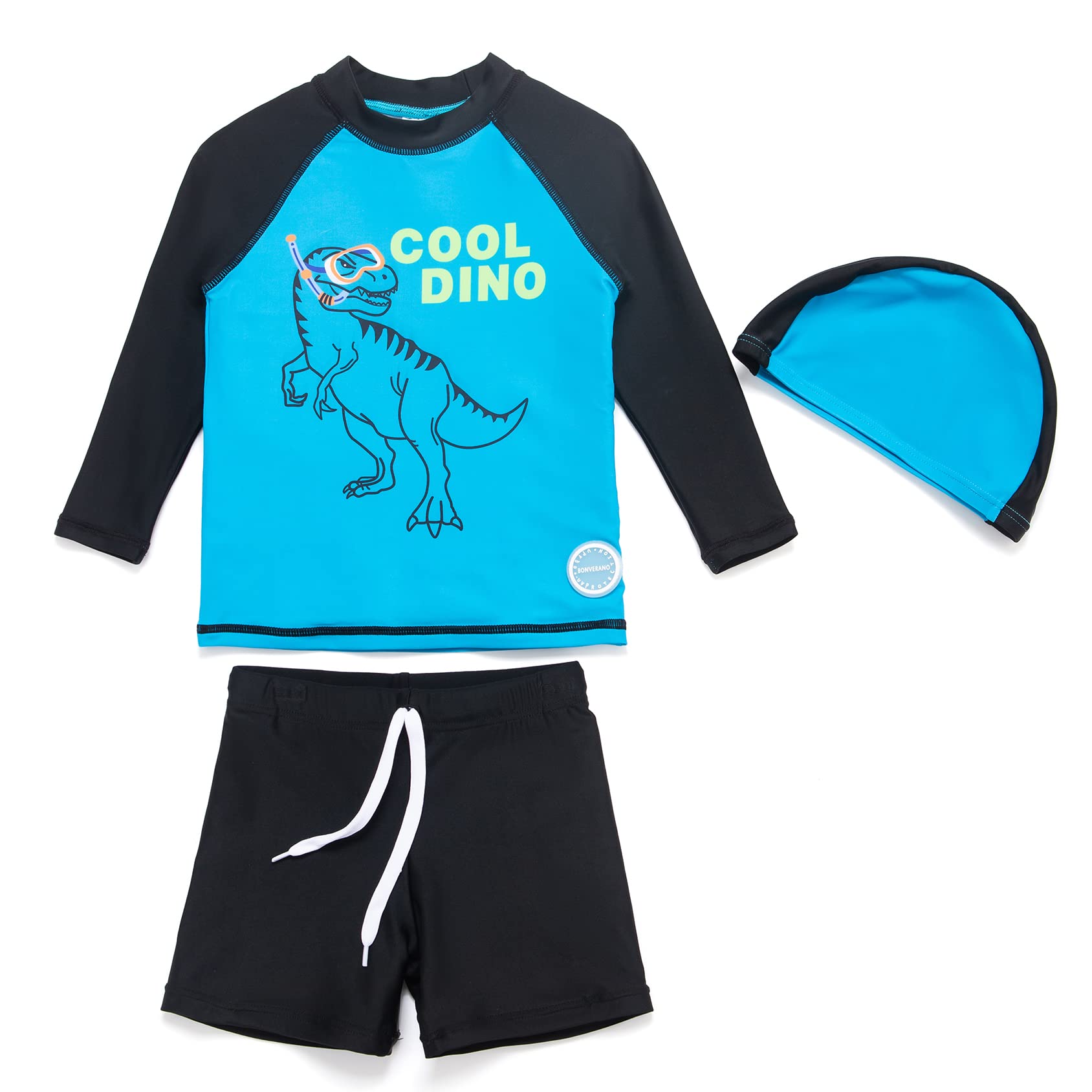Photo 1 of Baby Boys Two Pieces Swimsuit Set UPF 50+ Swimwear Bathing Suit Rash Guards with Sun Hat 18-24 mnth