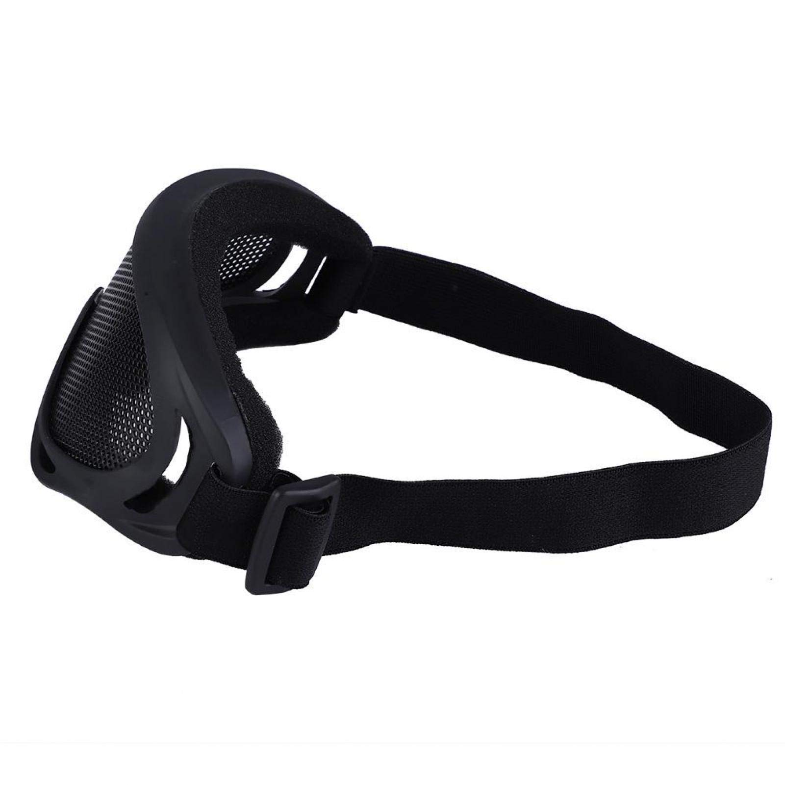 Airsoft Outdoor Paintball Eyewear, X400 Tactics Gafas de Malla Gafas tácticas Gafas de Malla Protección a Prueba de Polvo Correa de Alta Elasticidad para montañismo Senderismo(Negro)