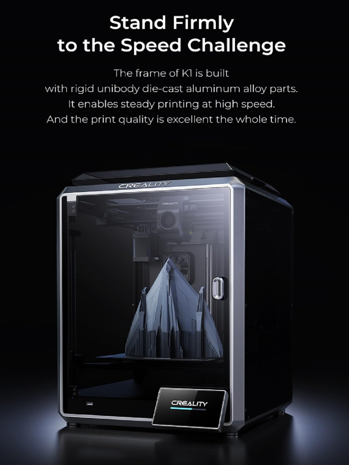 Creality 3D Printer, K1 SE Fully Assembled Auto Leveling 3D Printers for Kids and Beginners, 600mm/s Max High-Speed Printing, Core XY All Metal Structure, Larger Print Size 250x220x220mm 7 Creality 3D Printer, K1 SE Fully Assembled Auto Leveling 3D Printers for Kids and Beginners, 600mm/s Max High-Speed Printing, Core XY All Metal Structure, Larger Print Size 250x220x220mm