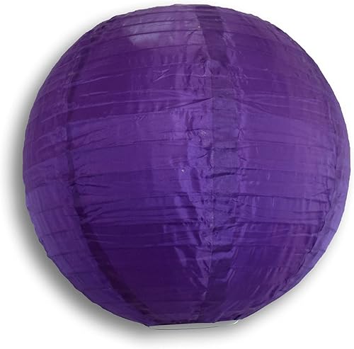 Miniatura 5 de PaperLanternStore.com Linterna de nailon azul cielo de 14 pulgadas, decoración colgante duradera