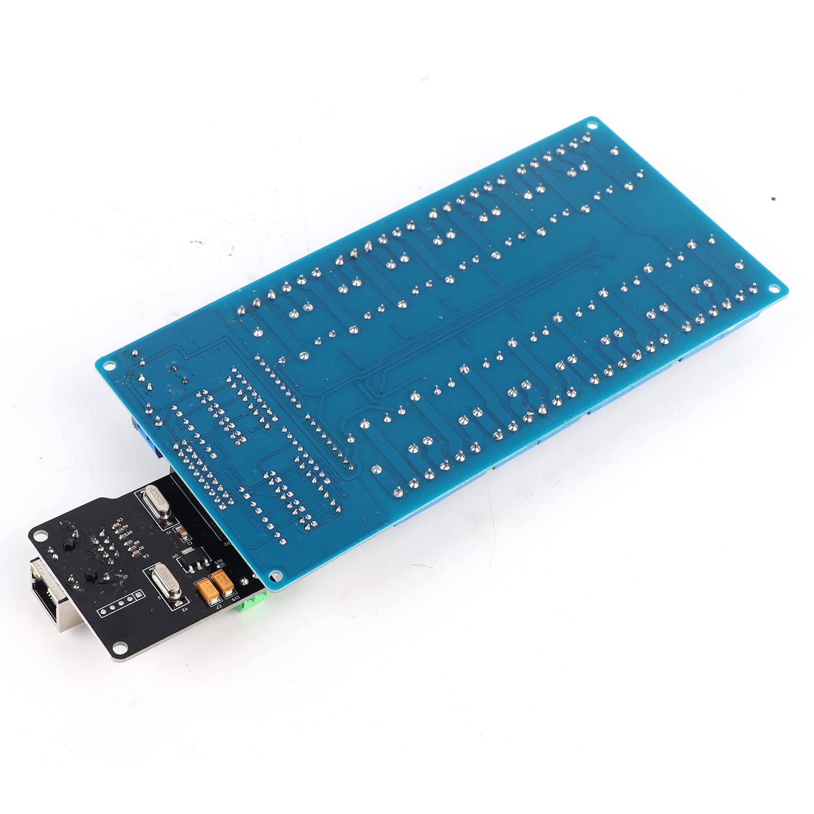 Jeanoko Port RJ45 + Serveur Web de Réseau de Module de Commande Ethernet de Relais 16 Canaux pour Contrôler les Lumières