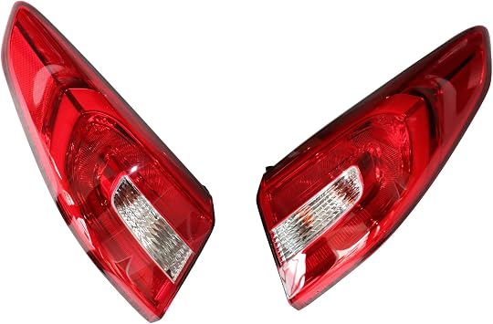 Pair LED Tail Lights for 2015-2017 Hyundai Sonata, Left Righ OEM 92402C2000+HY2805129 Driver Passenger