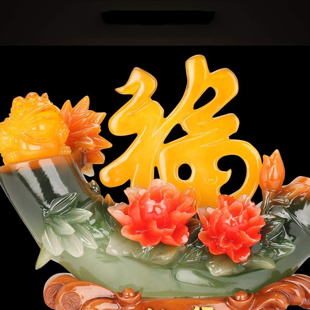 Fengshui Lucky Ornament Decor Feng shui szczęście bambusowy błogosławieństwo dekoracji pieniądze żaba/pieniądze ropucha przyciąga bogactwo wystrój Wangcai dekoracje dekoracje domowe dekoracje dla bo