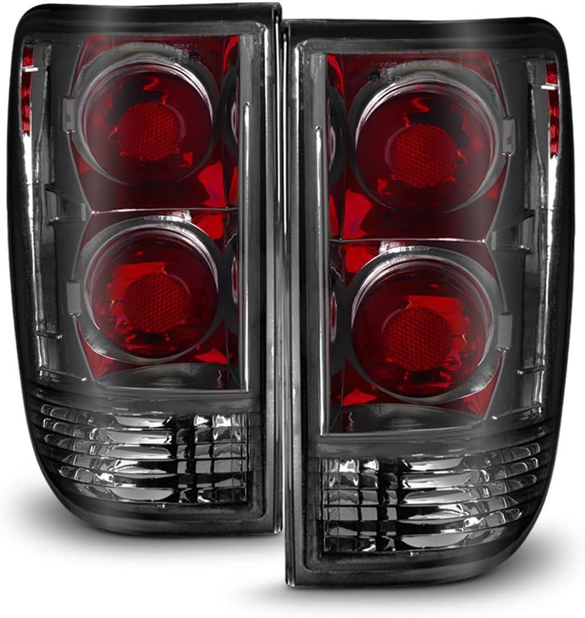 ACANII - For Smoke Replacement 1995-2005 Chevy Blazer GMC Jimmy S10 Tail Lights Brake Lamps Driver & Passenger Side