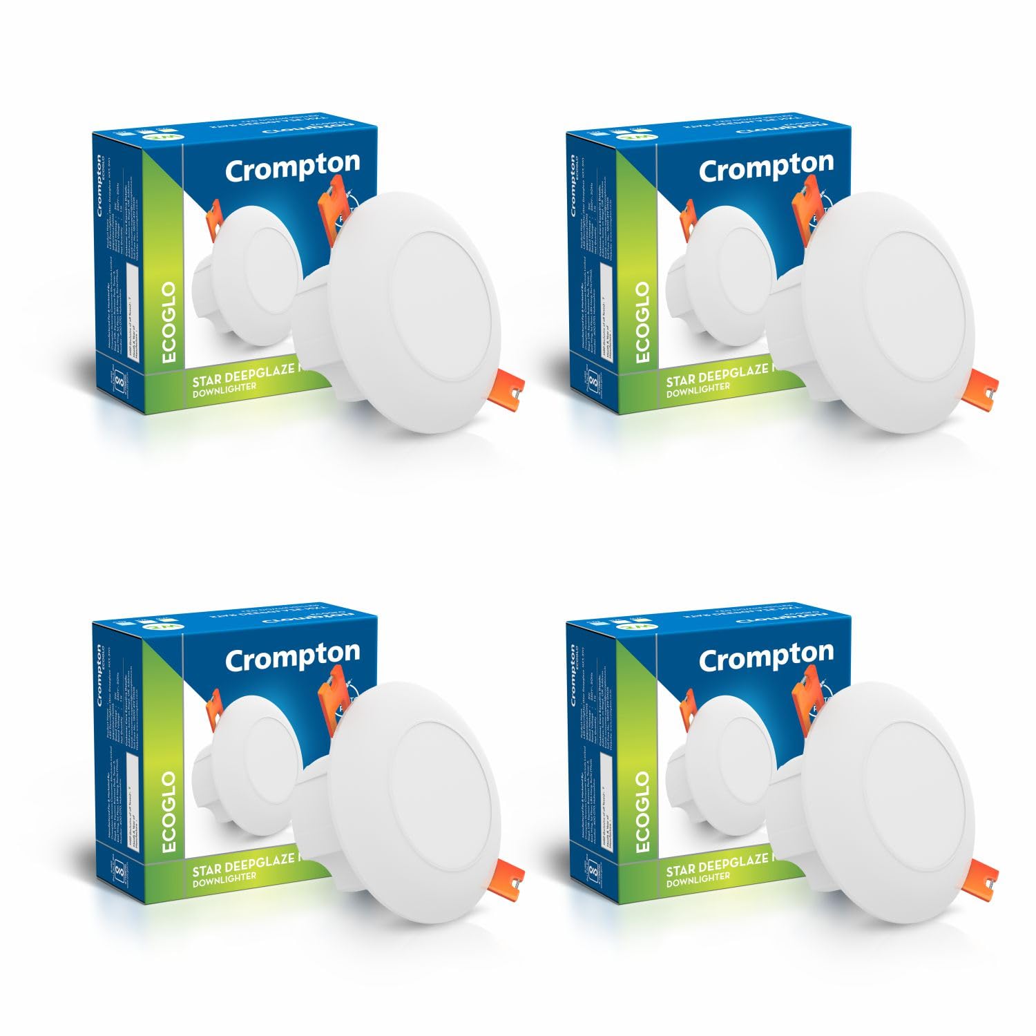 Crompton Domestic Recess LED Deep Cut Down Lighter Star Deep Glaze 3W (Cool Day Light, Pack of 4)-image-29