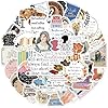 Amazon.com: 50pcs Jane Stickers Pack, British Novelist Aesthetic Vinyl ...