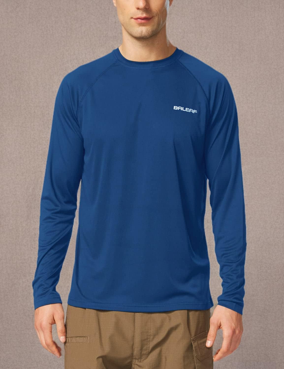 baleaf Men's Sun Protection Shirts UV SPF UPF 50+ Long Sleeve Rash Guard Fishing Running Quick Dry Lightweight - Image 7