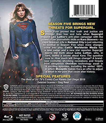 Supergirl-Complete 5th Season [Blu-ray]