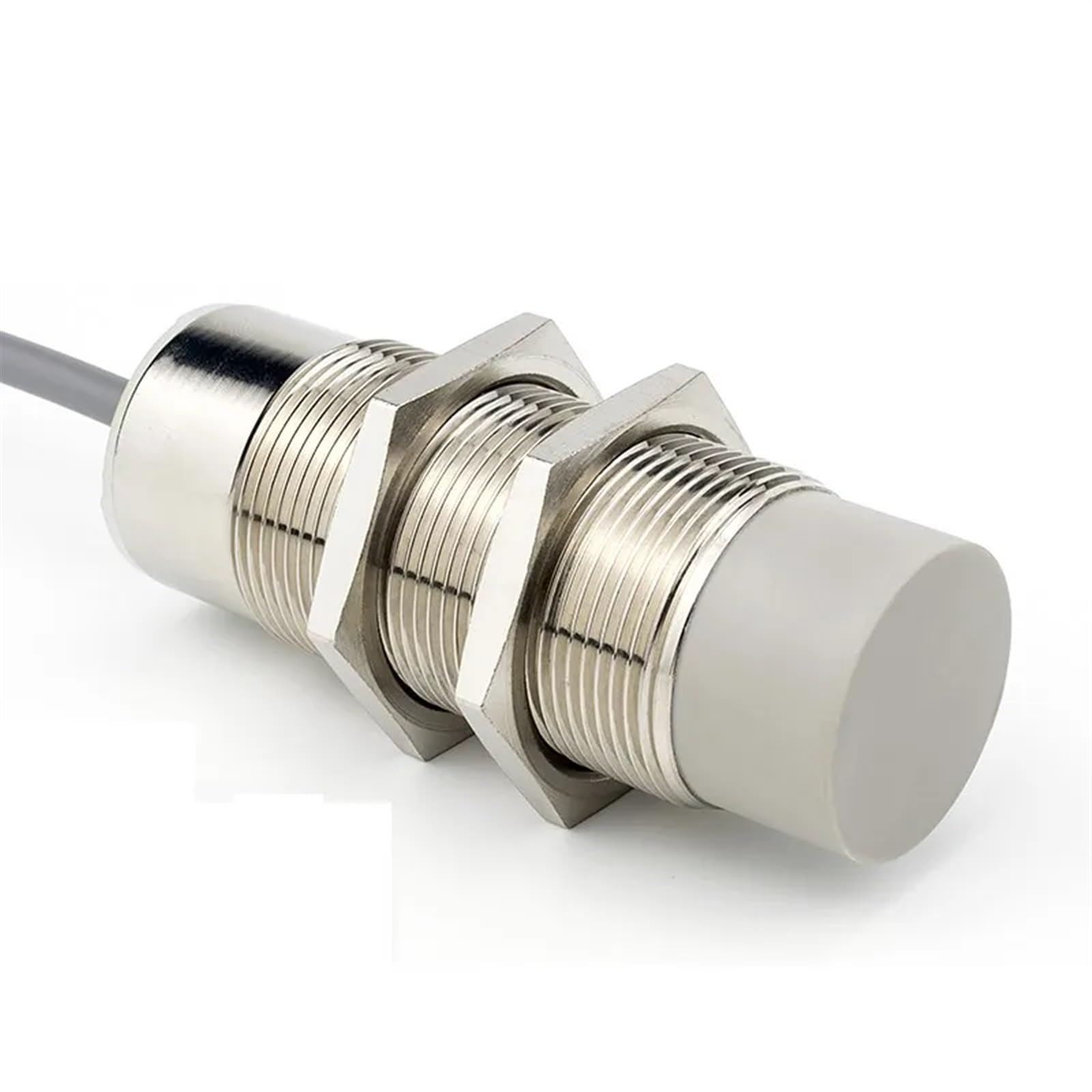 1 STÜCKE M8 M12 M16 M18 M30 Kapazitiver Sensor Näherungsschalter Metall Nicht Metallkörper Erkennen Sensor PNP NPN NO NC 1 mm 2 mm 3 mm 4 mm Waterpro(M30,FLAT HEAD_NPN NO_20MM)