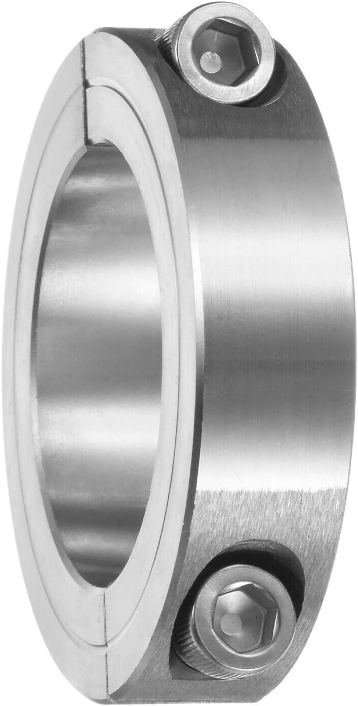 Toolparts And Accessories 2pcs Double Split Shaft Collar 1-7/8 ID Clamping Collar 2-7/8 OD Stainless Steel (#CN#130824-09455)