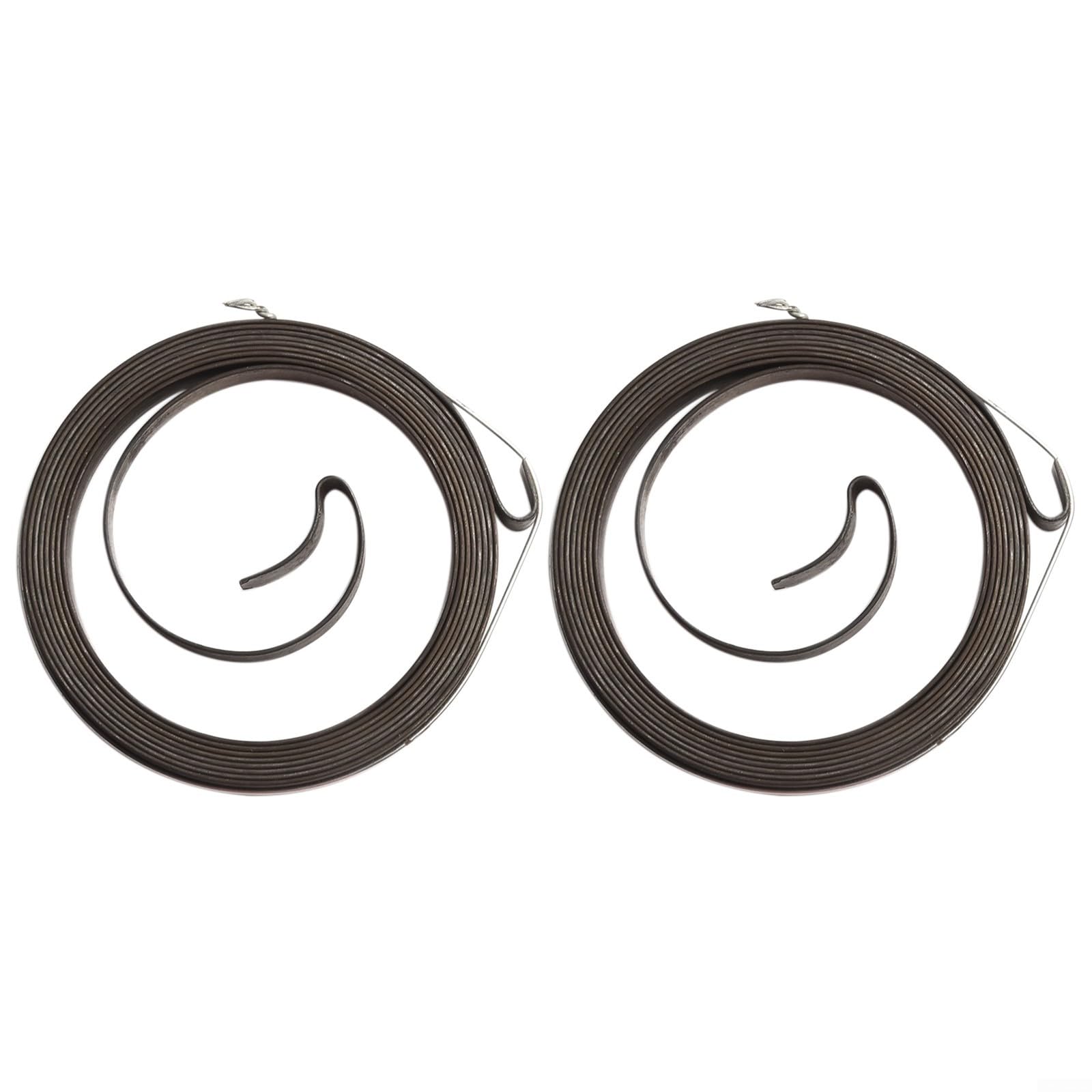 2 Pack For Recoil Starter Spring Replacement for For GX120 For For GX200 Engine Parts, Petrol Lawnmower Pull Cord Mechanism, Generator and For Wacker Plate Spares