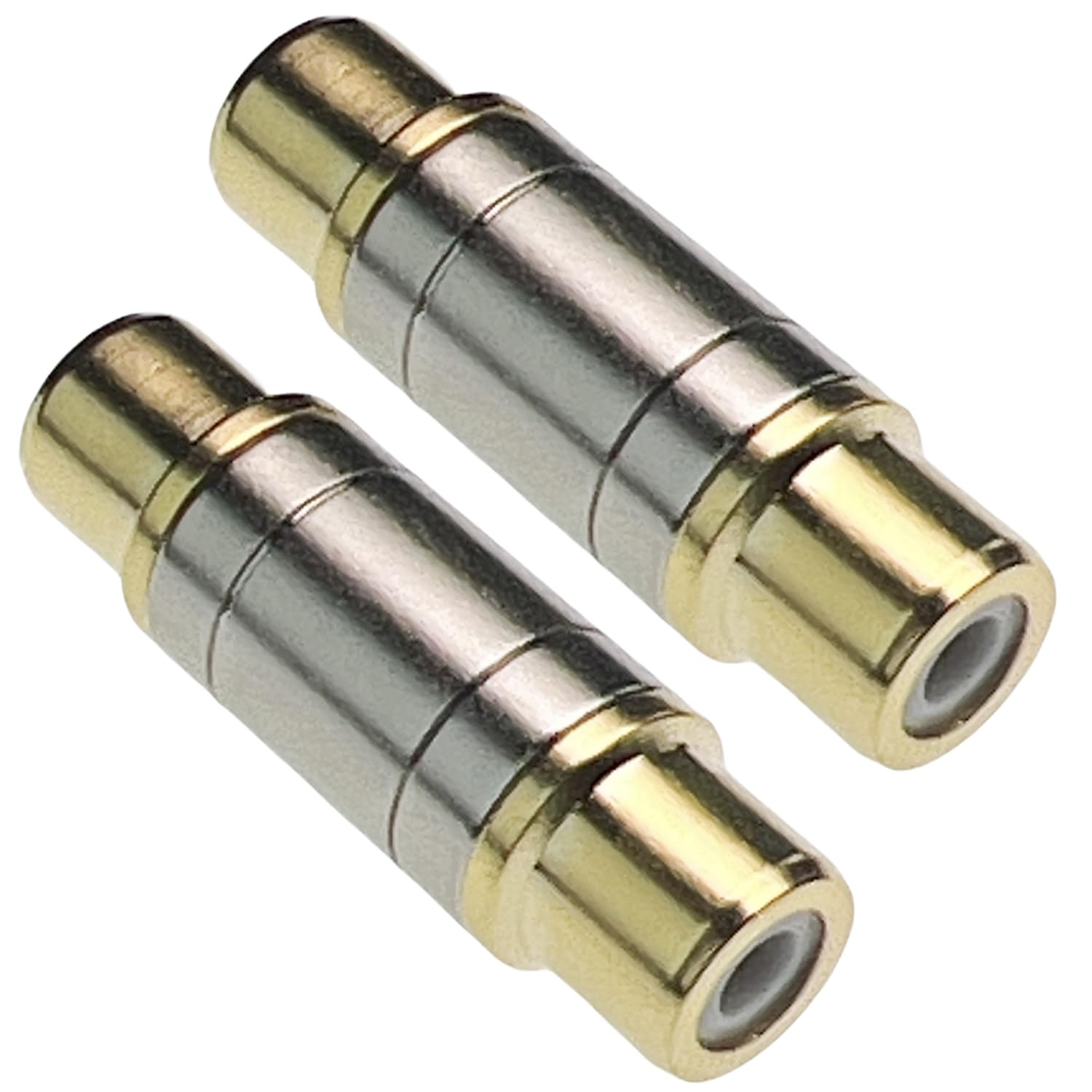 CESS Adaptador Conector RCA Hembra a Hembra (Pack de 2)