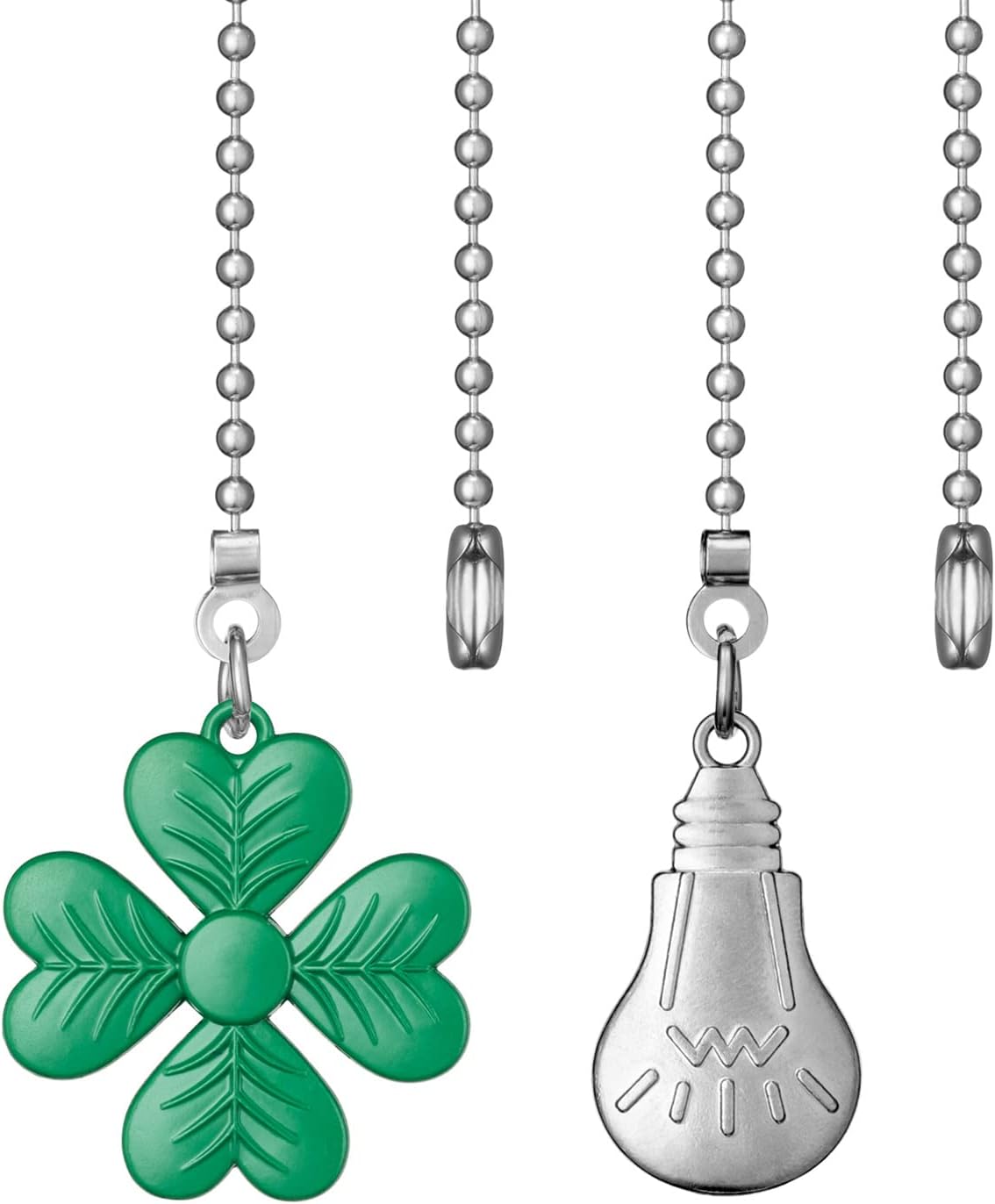 Ceiling Fan Pull Chain FourLeaf Clover Shape 12 inche Long 3mm