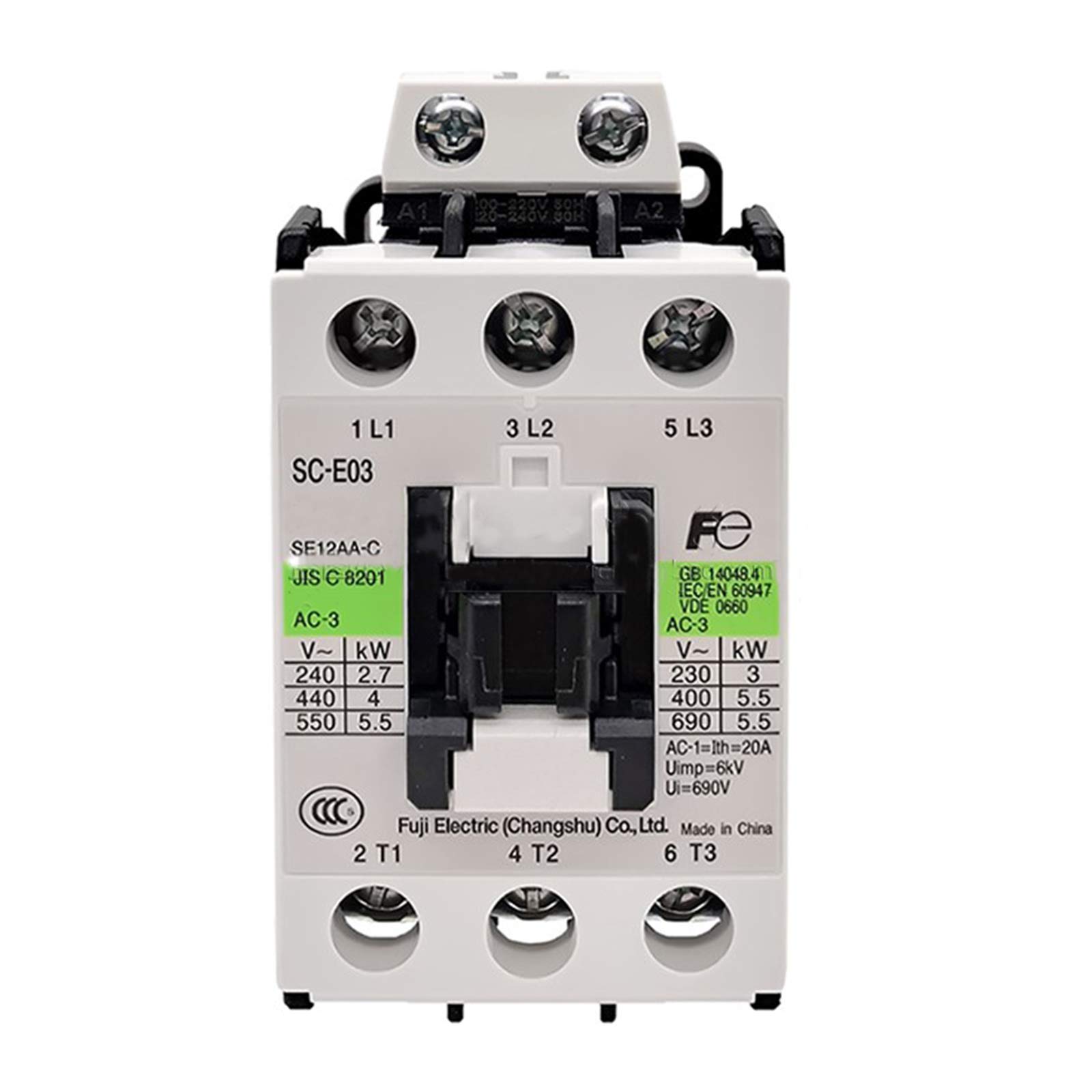 Carus Tool FUJI SC-E03 Contactor AC 220V New 1PCS