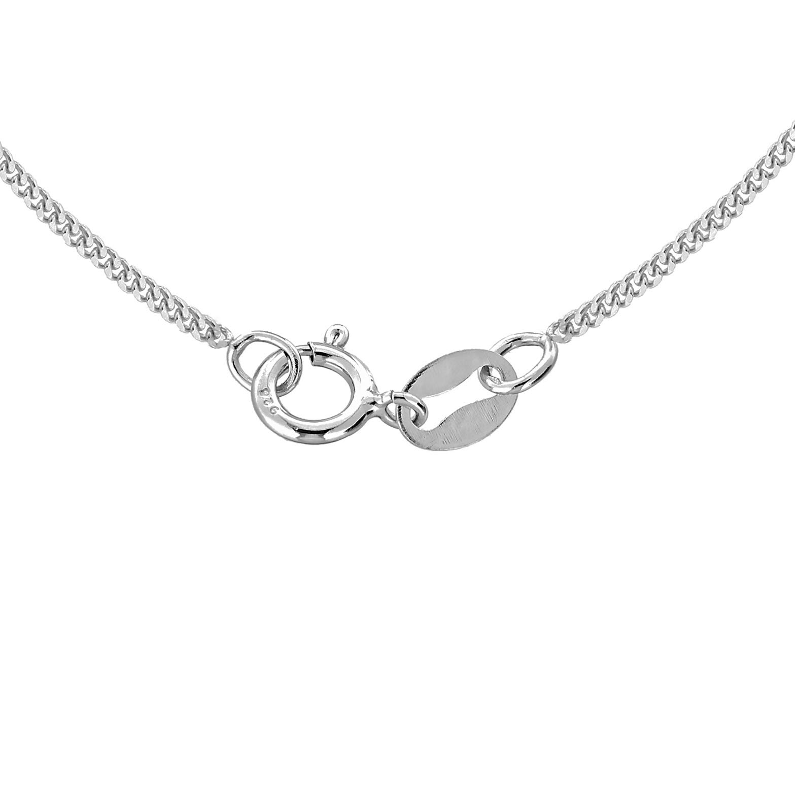Tuscany Silver Damski srebro Sterling rodowane CZ skręcony wisiorek na łańcuszku o splocie pancerka - 46 cm / 18 cali