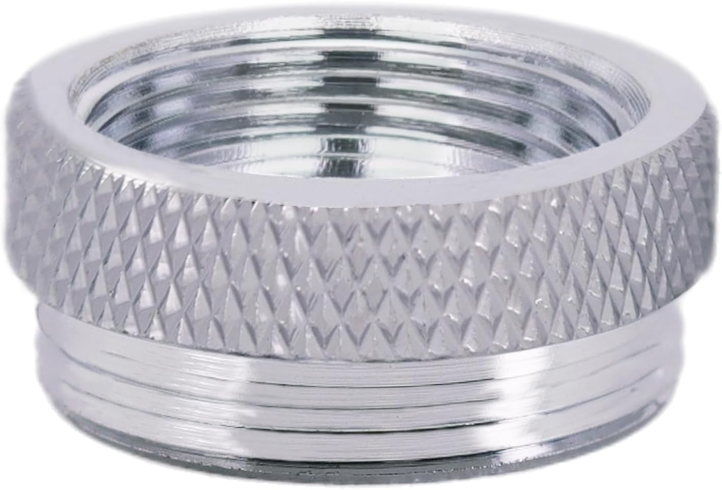 Faucet Aerator Adapter - 3/4 inch Female to 55/64 inch Male Adapter, Chrome Brass Sink Adapter, for Kitchen and Bathroom Faucet Adapter Kit Connection (F19-M22)