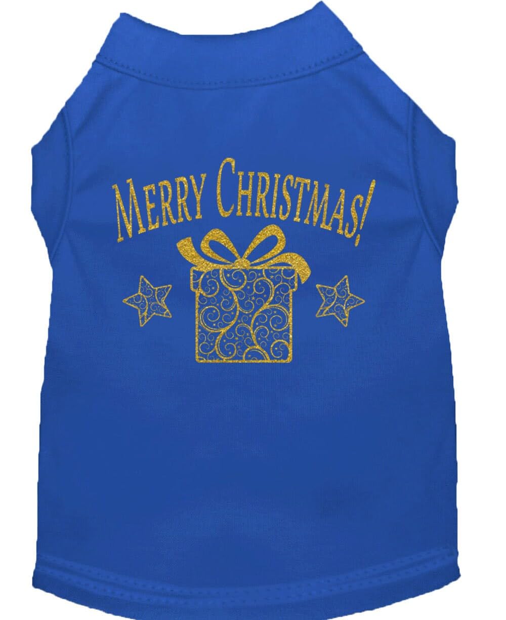 Mirage Pet Products Golden Dog Shirt, Medium, Blue
