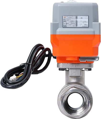 Miniatura 3 de HSH-Flo 24VACDC 4-20ma CF8 NPT Válvula de bola motorizada de control integral proporcional (12 pulgada)