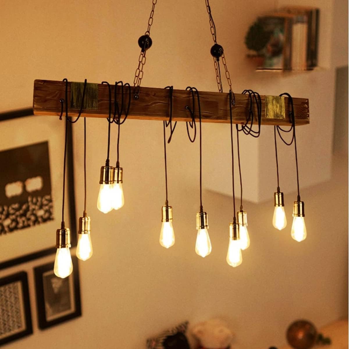 GreenSun Cavo Elettrico Tessile - Cavi Elettrici 2x0.75mm² Filo Vintage Tessuto 2 fili Retro per Lampadario a Sospensione, Nero, 20M