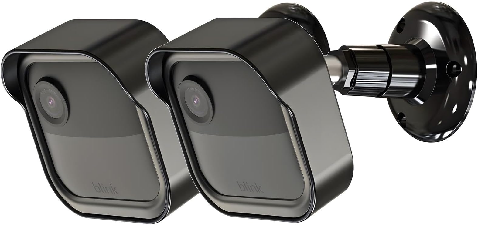 All-New Blink Outdoor Camera Housing and Mounting Bracket, Weatherproof Protective Cover and 360 Degree Adjustable Mount for Blink Outdoor Indoor Home Security Camera System (Black, 2 Pack)