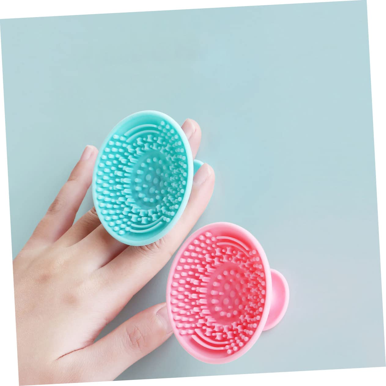 Beavorty 24stücke Teiliges Silikon Make-up Pinselreinigungsset Handheld Reinigungsunterlage Für Effektive Und Einfache Anwendung Für Zuhause Und Beauty-salons Wiederverwendbar Und