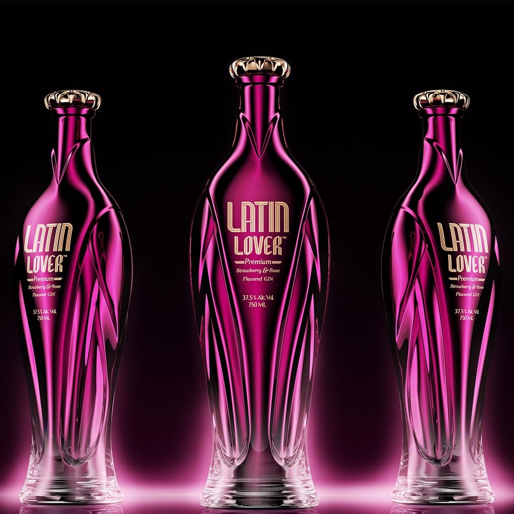 Latin Lover Gin alla Fragola e Rosa 70cl – Aroma Dolce e Gusto Morbido con Note Floreali e Fruttate Delicate