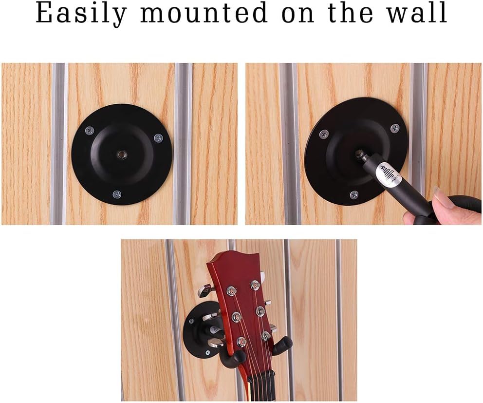 Image of MOCKING BIRD Guitar Belt with guitar wall mount hanger Adjustable Buckle Guitar strap for acoustic Guitar Electric Guitar bass Guitar Hanger with Colourful Plectrum picks