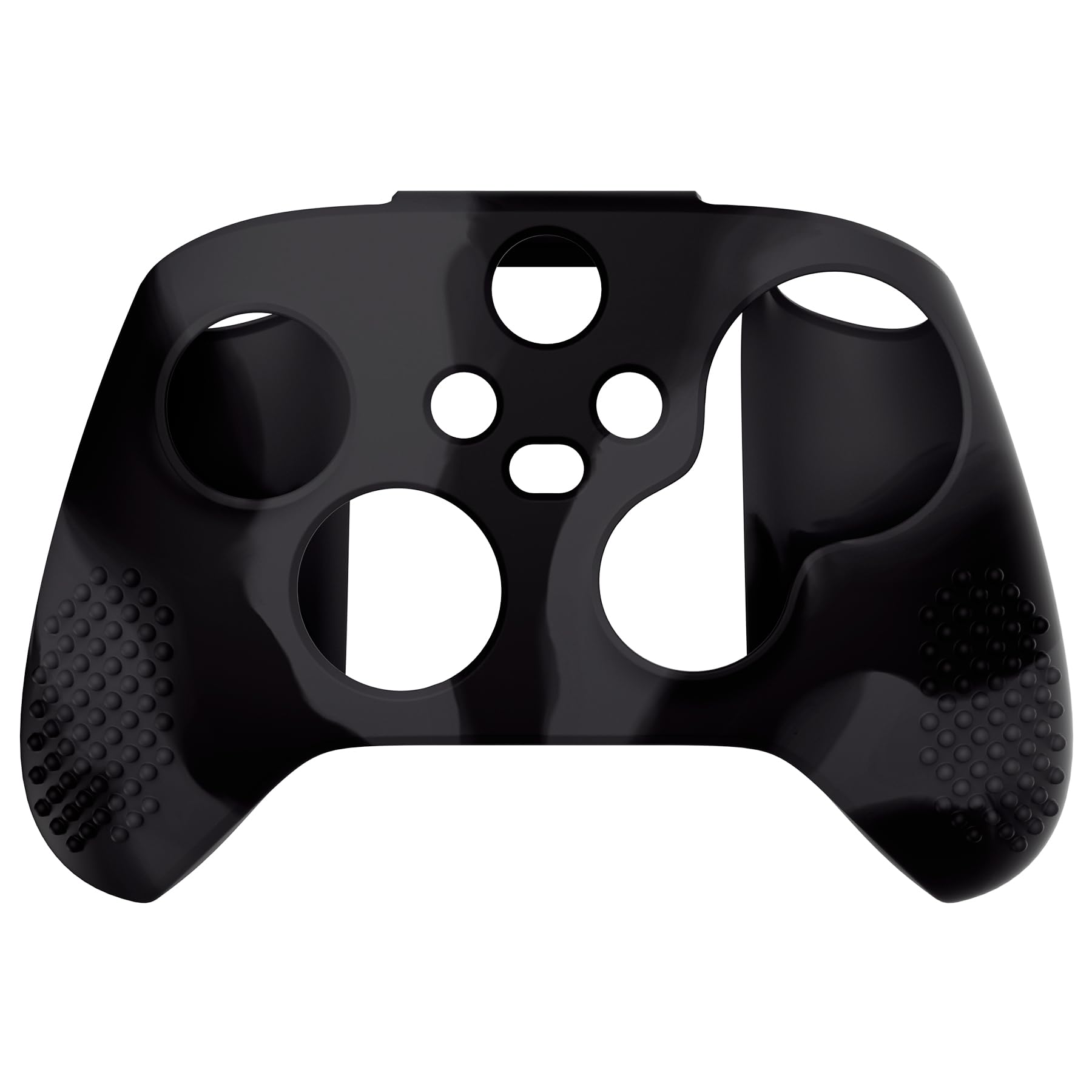 eXtremeRate PlayVital Funda de Silicona para Xbox Series X/S, Carcasa Antideslizante con 6 Thumb Grips, Protector Ergonómico, Accesorios para Xbox Series X/S - 3D Tachonado (Oscuro Gris Negro) — view 9