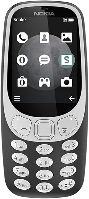 Nokia 3310 3G SIM-Free Feature Phone - Charcoal