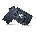 Bodyguard 380 Holster IWB Kydex for S&W M&P Bodyguard 380 with Integrated Laser - Inside Waistband Holster Bodyguard 380 Integrated Laser Pistol Holster Gun Accessories(Black, Right)