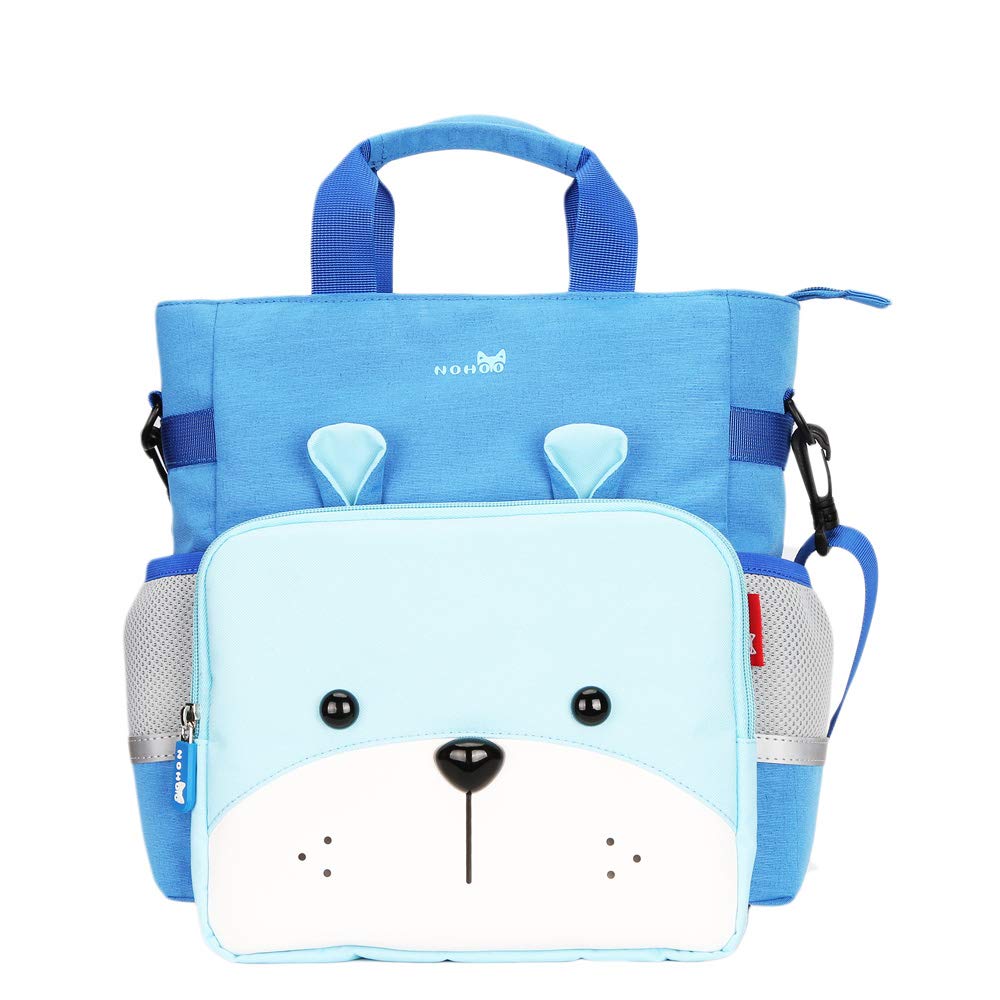 NOHOOJungle Tote Bag - Sapiential Bear Blue