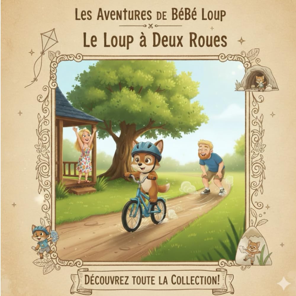 Le Loup à Deux Roues: Les Aventures de BéBé Loup !