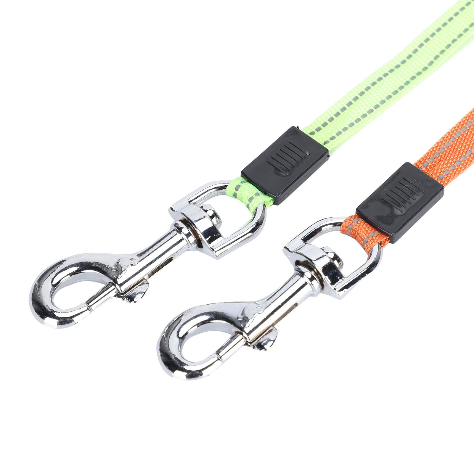Doppelte Einziehbare Hundeleine, Strapazierfähig, Flexible Einziehbare Hundeleine Doppelleine Zwei Hunde mit LED Licht und Müllbox für Kleine und Mittelgroße Hunde