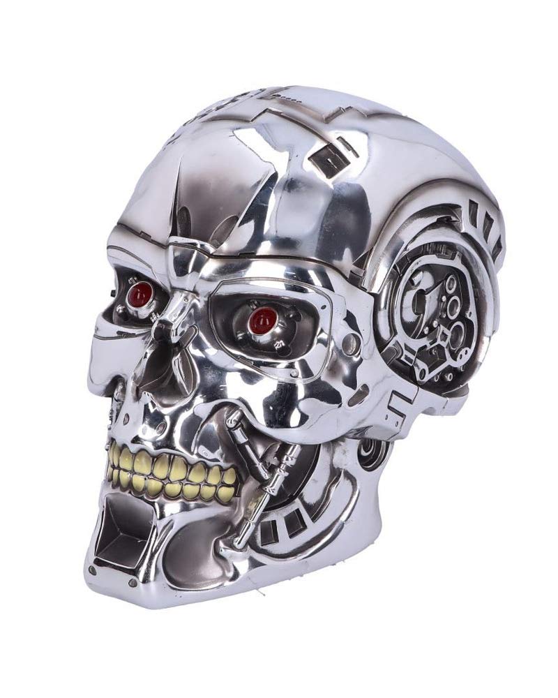 Nemesis Now T-Terminator Head Wall Plaque 16cm Silver