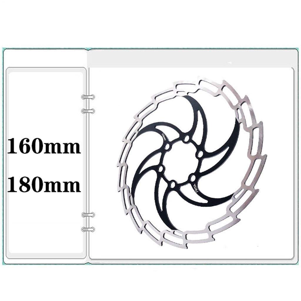 Bicicleta MTB Ciclismo de Carretera Disco de Freno 160 mm / 180 mm Accesorios de Bicicleta con 6 Pernos