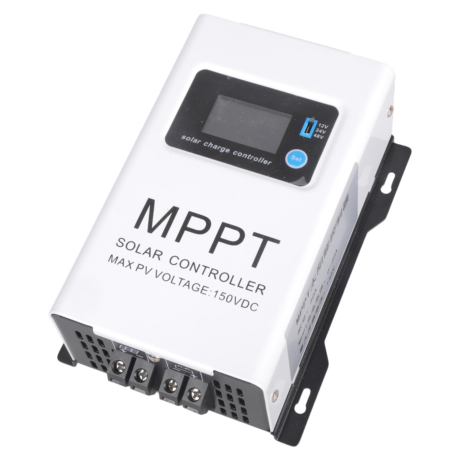MPPT Solar Charging Controllers with Backlight Display 30 / 60A Auto Battery Regulator for Electronic Device MPPT Controllers with Backlight Display