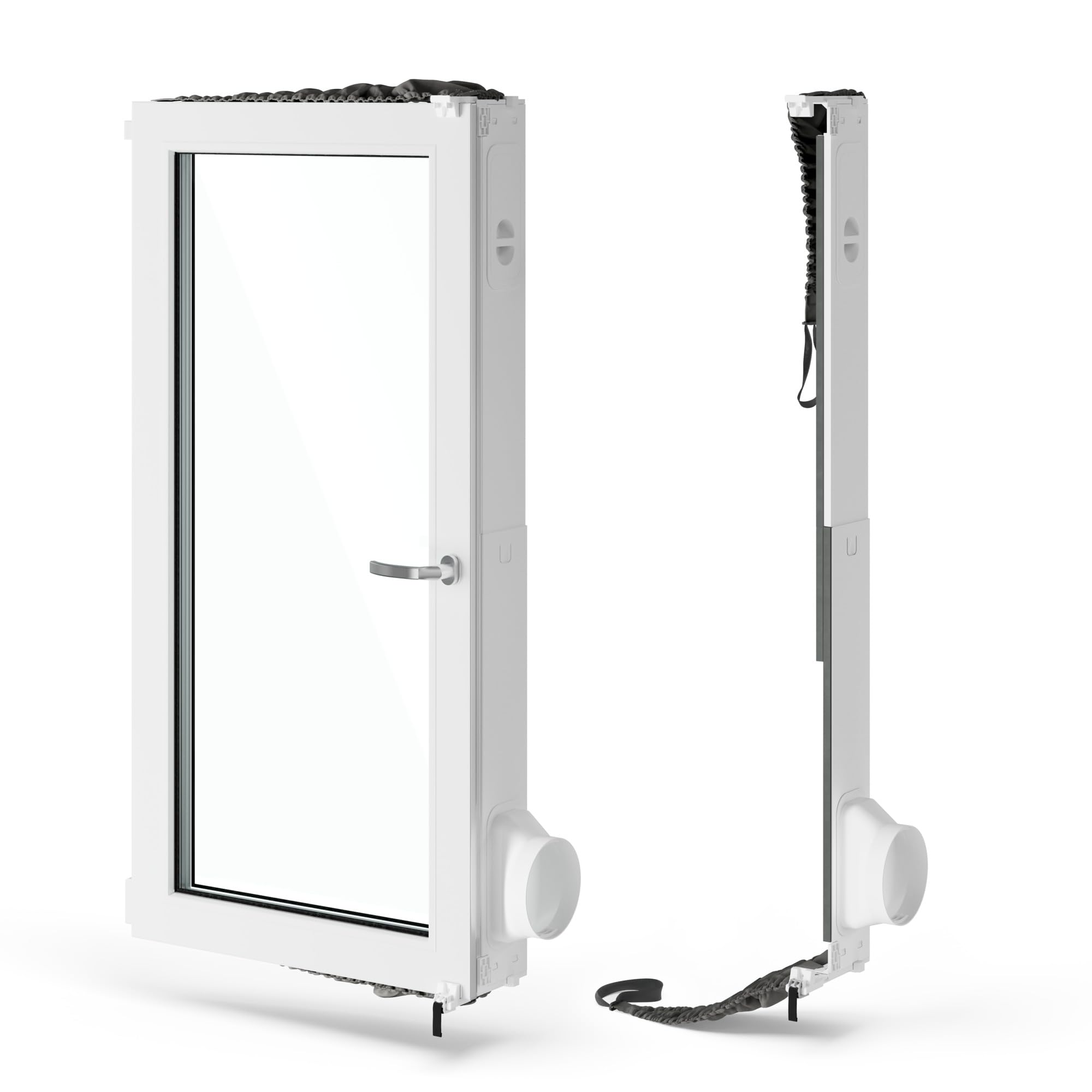 Electrolux EWKIT5 – Kit Finestra per Condizionatori Portatili, Finestre a Scorrimento Laterale, Compatibile con Tubo Diametro 15 cm, Installazione Senza Utensili, Isolamento Ottimizzato